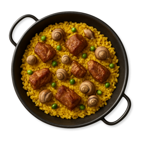Arroz de Carne y Caracoles