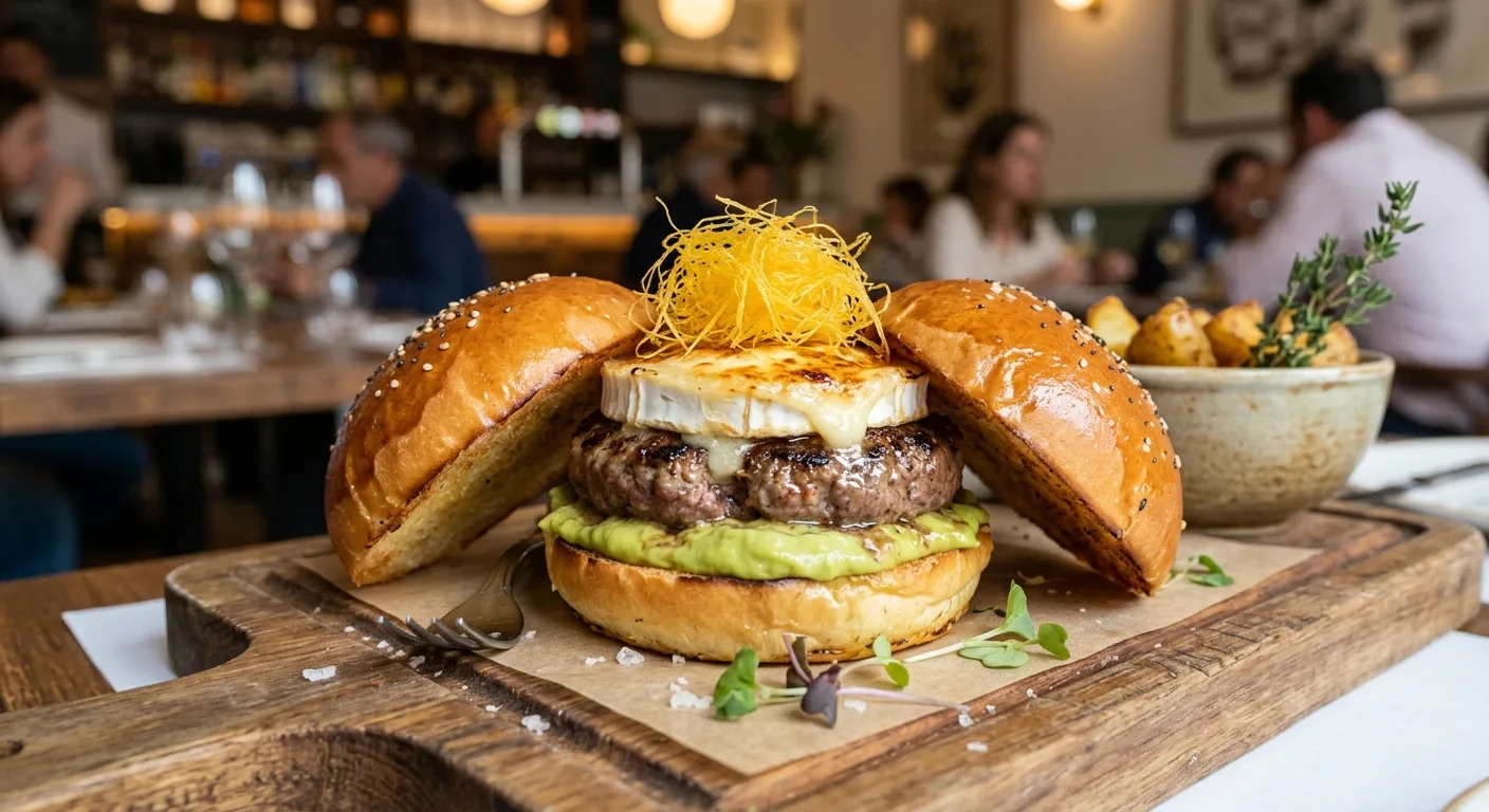 Mini Burger de Cabra & Aguacate — plato de nuestra carta de catering