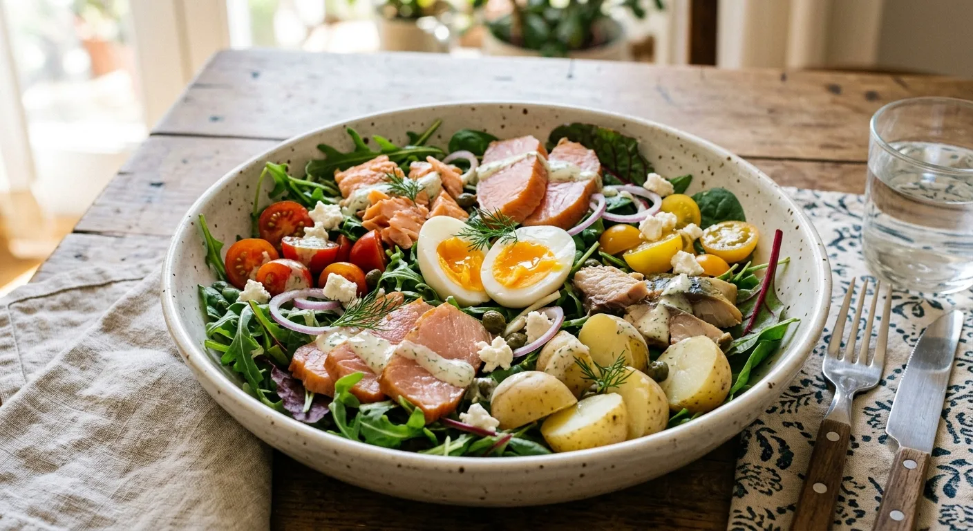 Ensalada de Ahumados — plato de nuestra carta de catering
