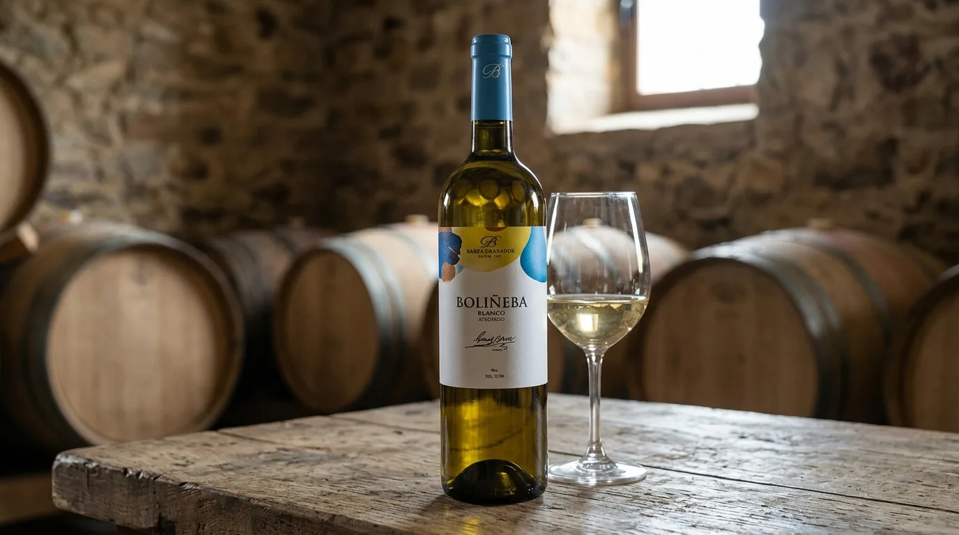 Vino blanco Barea Granados — plato de nuestra carta de catering