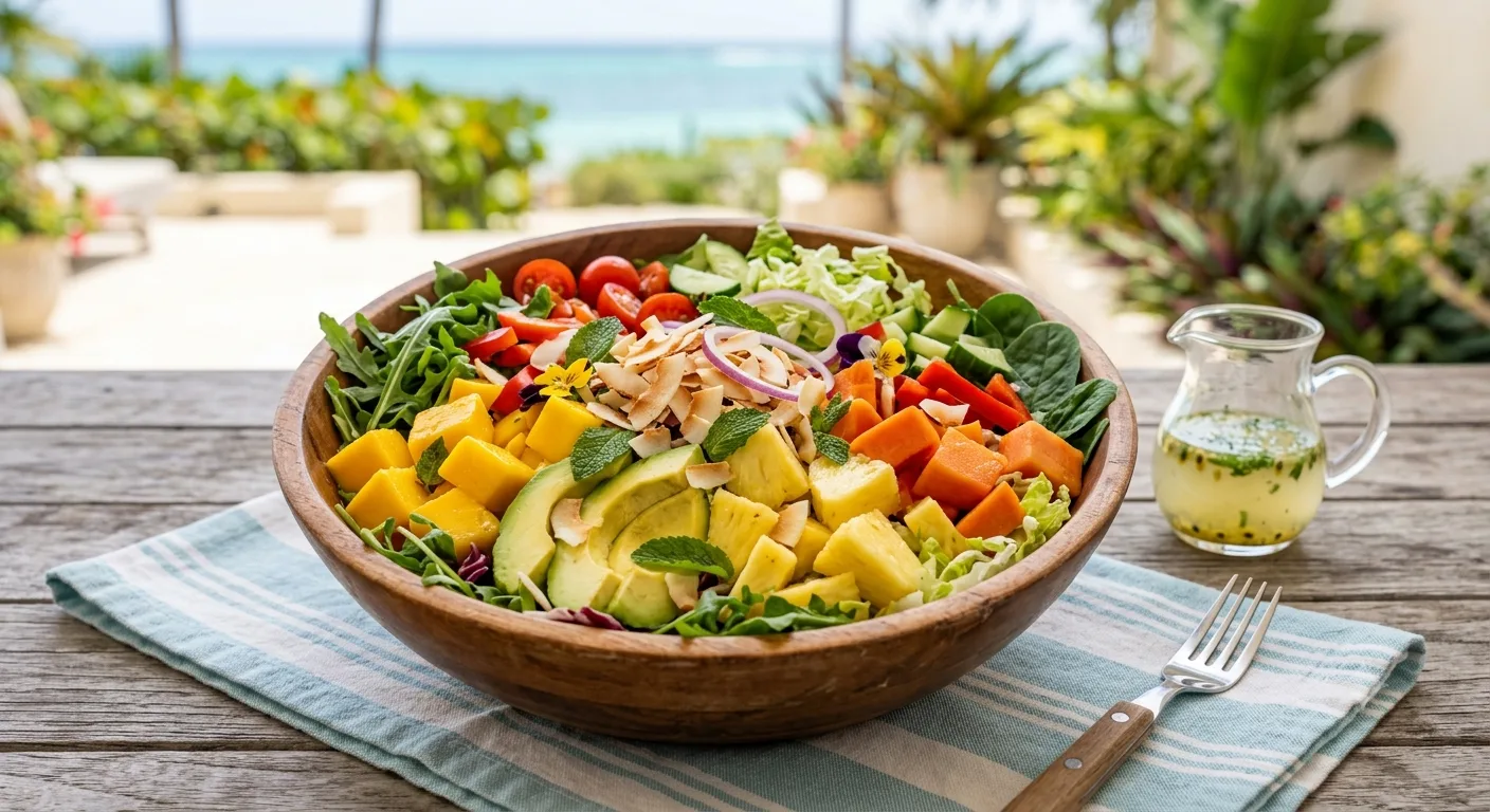 Ensalada tropical — plato de nuestra carta de catering