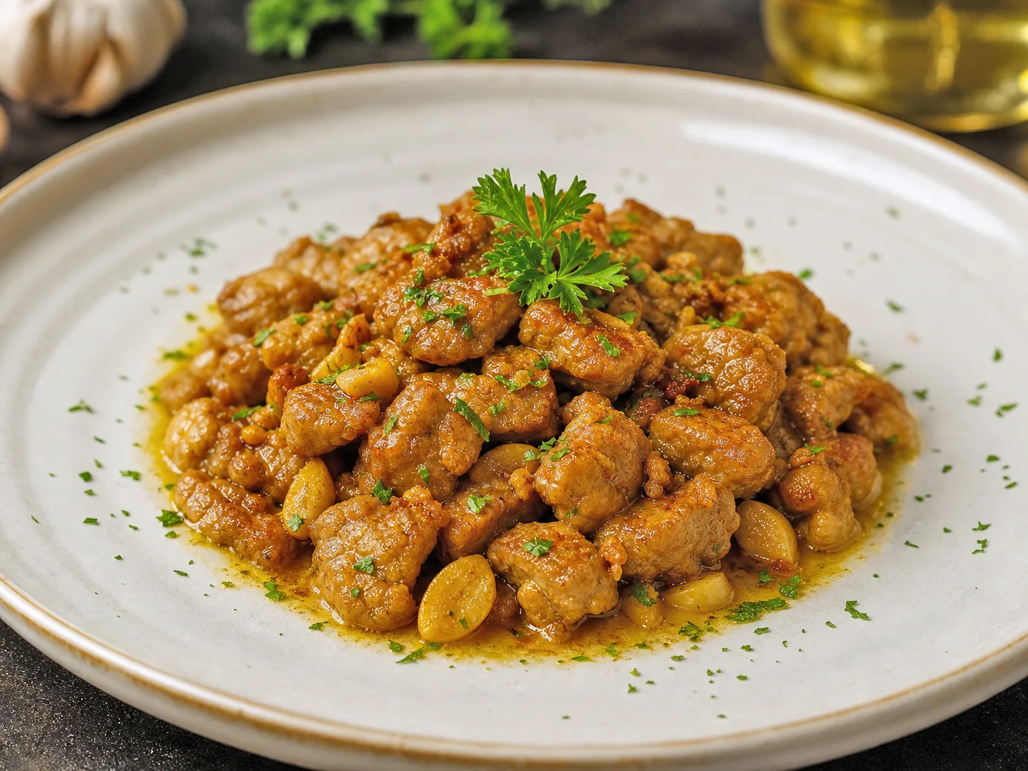 Carne al Ajillo