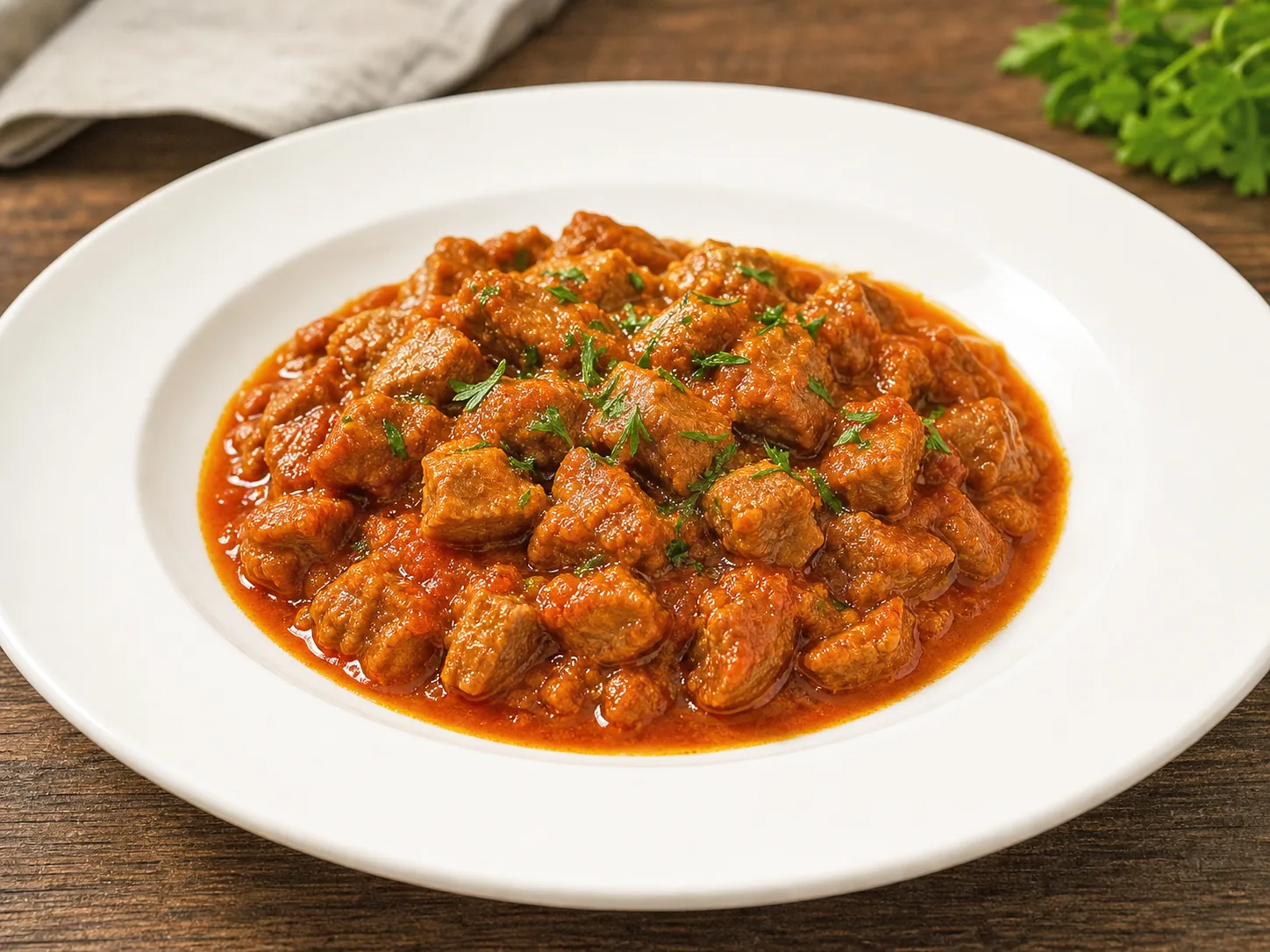 Carne con Tomate